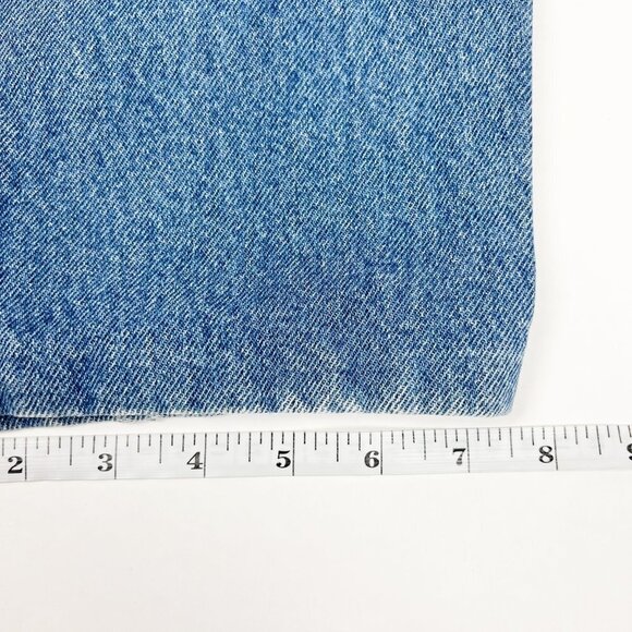 L. L. Bean Jeans Original Fit/Relaxed Rigid Denim. Medium Blue Wash. Size 12 - Picture 12 of 16
